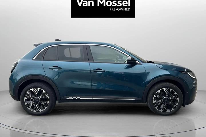 Grøn Fiat 600e fra 2025