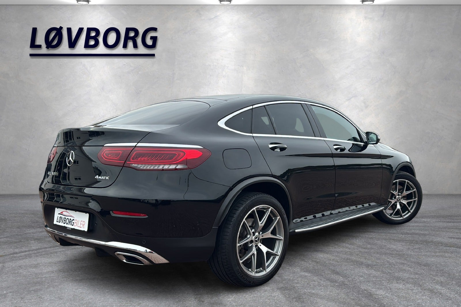 Sort Mercedes GLC300 d fra 2019