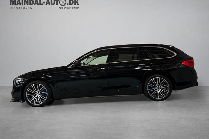 Blå BMW 530d fra 2018