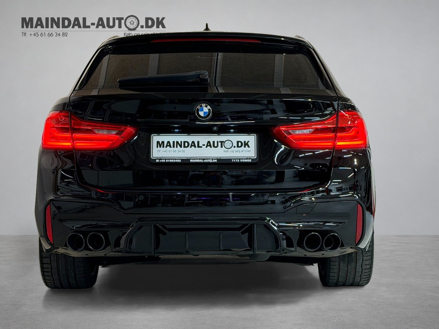 Blå BMW 530d fra 2018