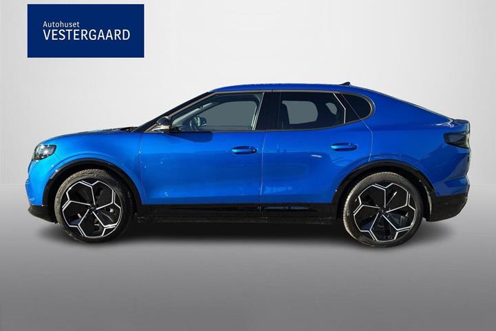 Blå Ford Capri fra 2025