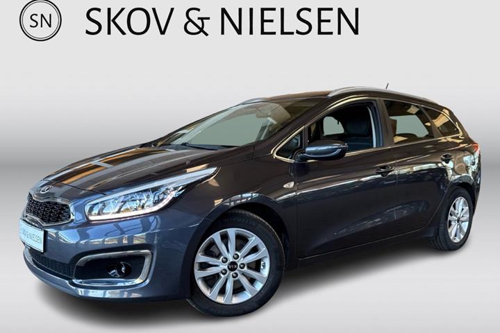 Grå Kia Ceed fra 2016
