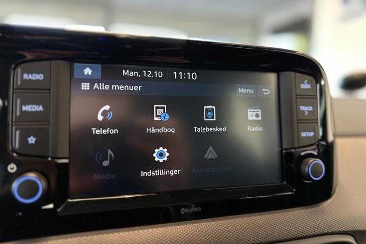 Rød Hyundai i10 fra 2022