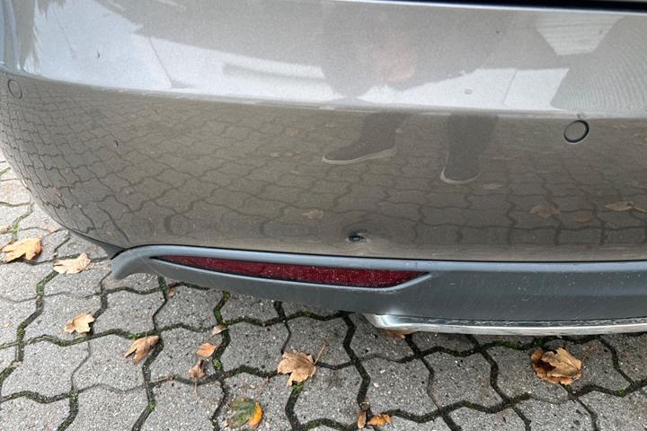 Brun Tesla Model S fra 2015