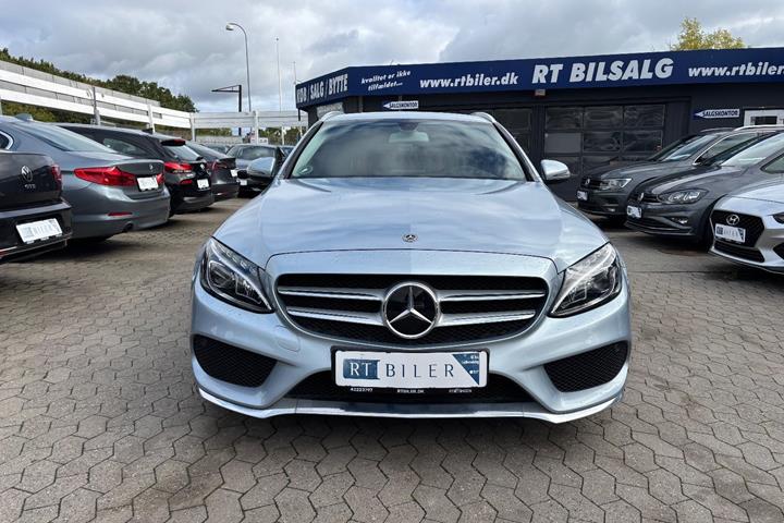 Hvid Mercedes C220 d fra 2017