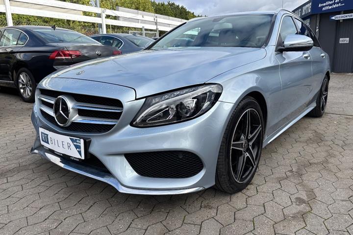 Hvid Mercedes C220 d fra 2017
