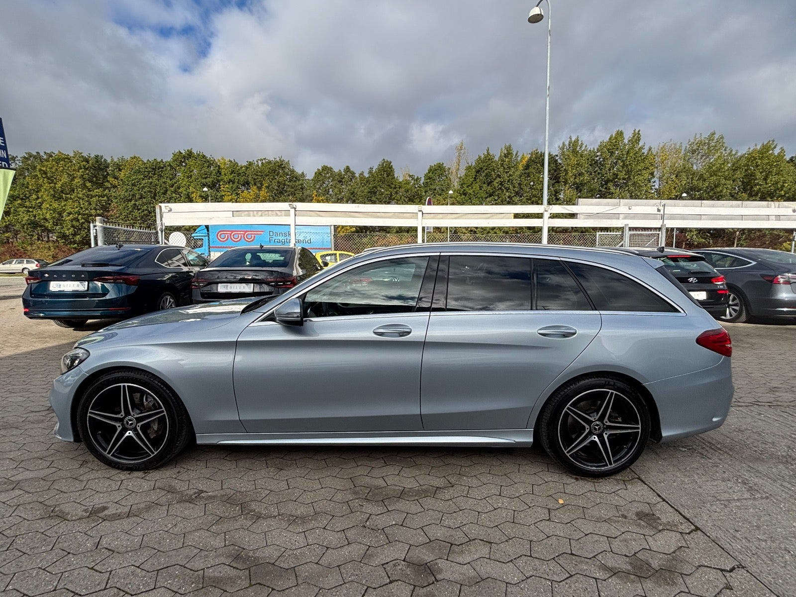 Hvid Mercedes C220 d fra 2017