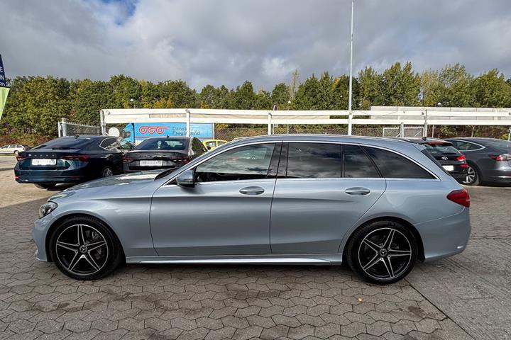 Hvid Mercedes C220 d fra 2017