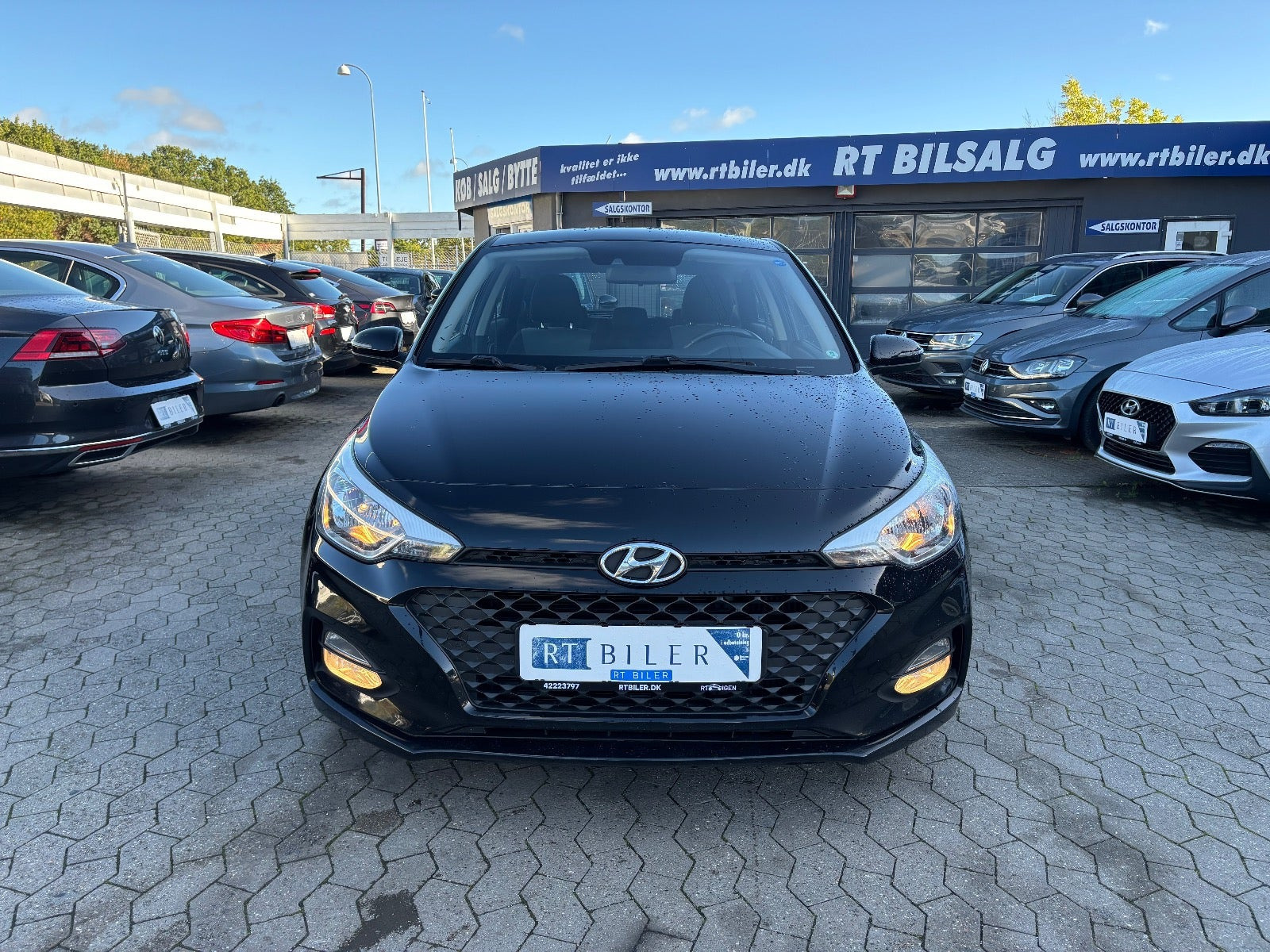 Hvid Hyundai i20 fra 2018