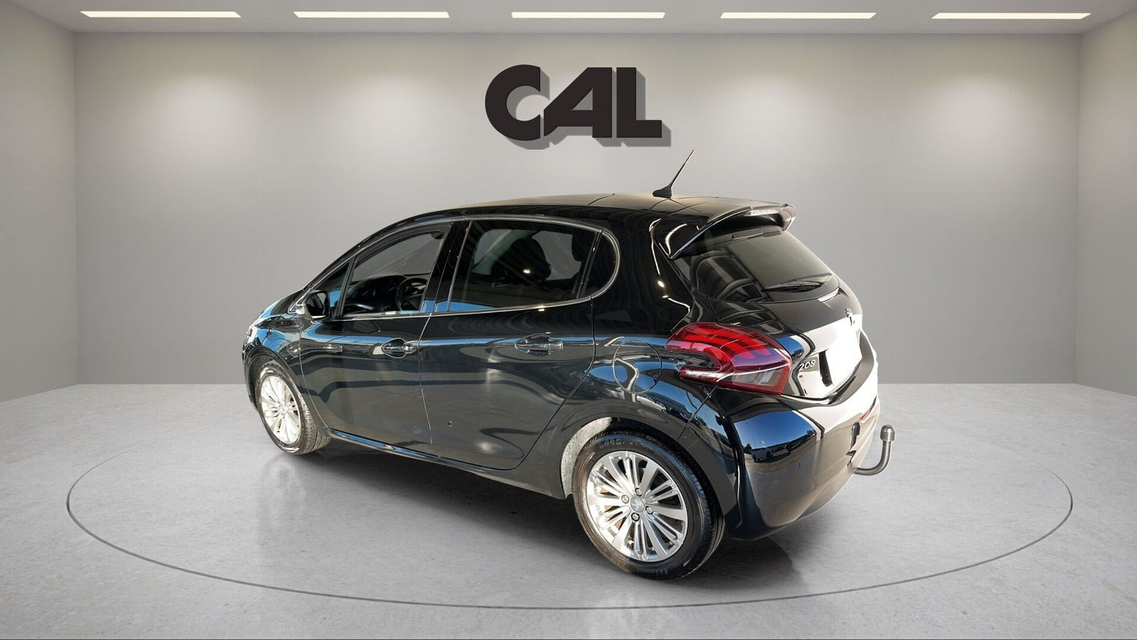Sort Peugeot 208 fra 2020