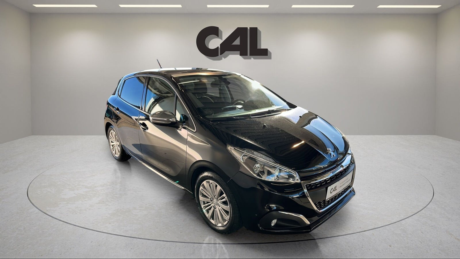 Sort Peugeot 208 fra 2020