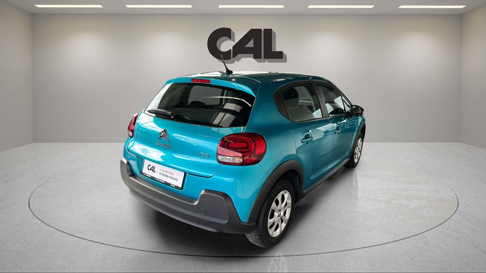 Blå Citroën C3 fra 2021