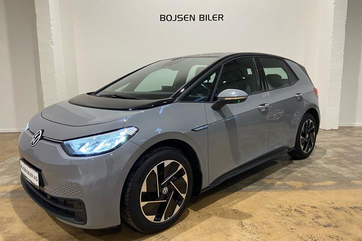 Grå VW ID.3 fra 2021