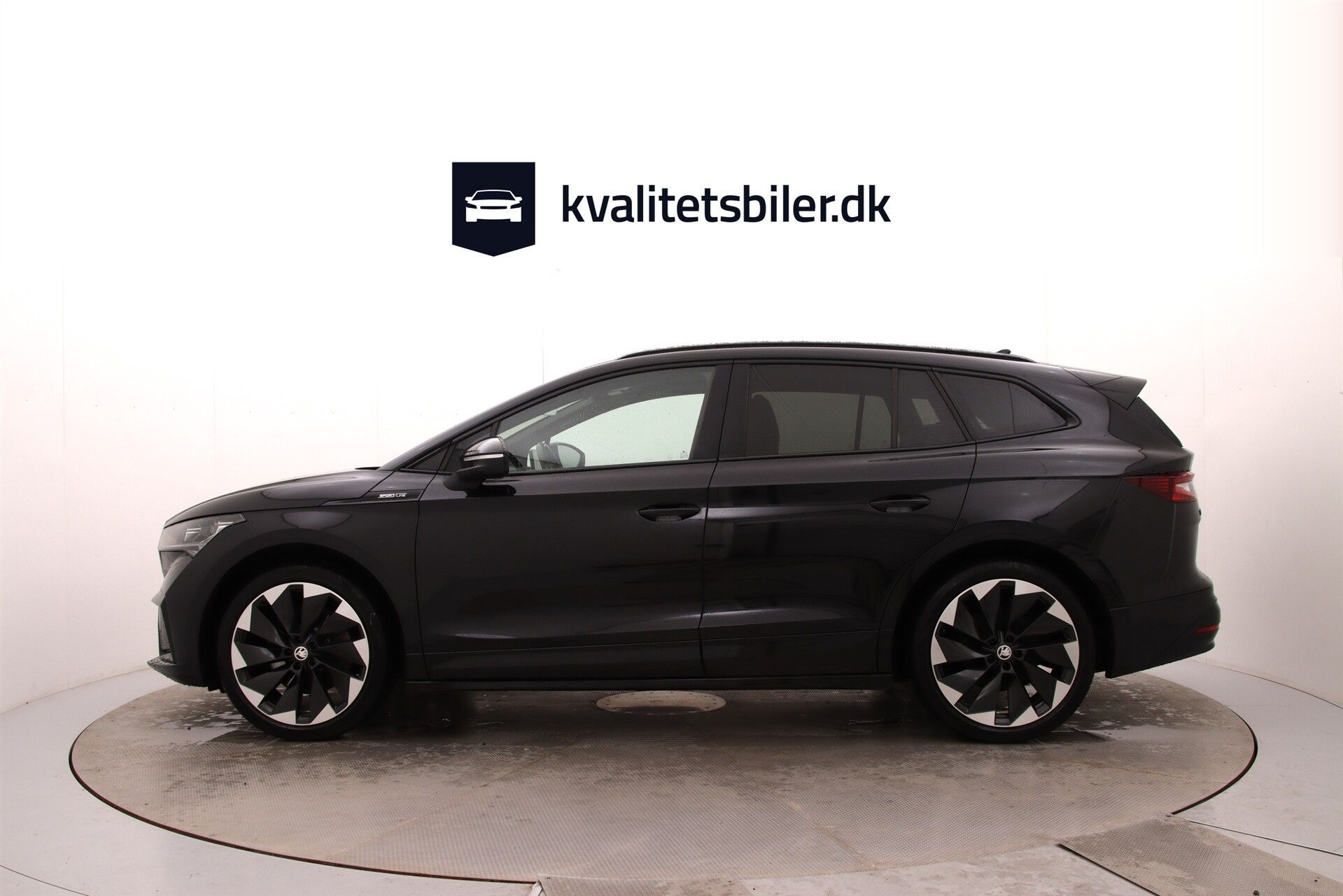 Sort Skoda Enyaq fra 2023