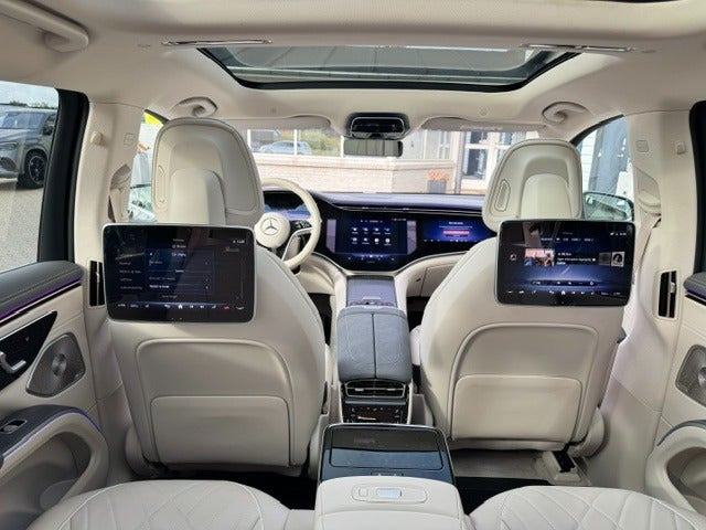 Sort Mercedes EQS450 SUV fra 2023