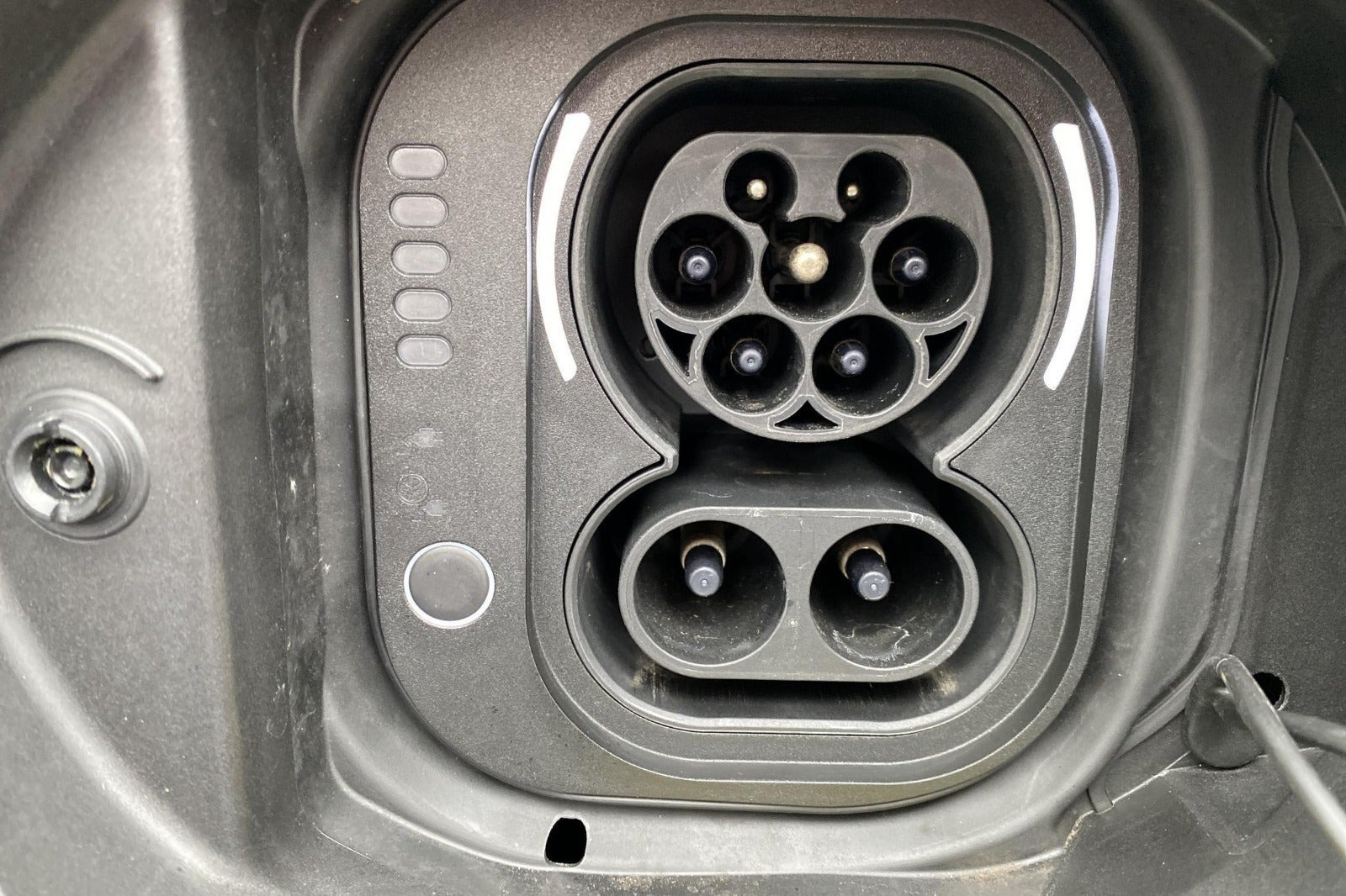 Grøn Fiat 500e fra 2023