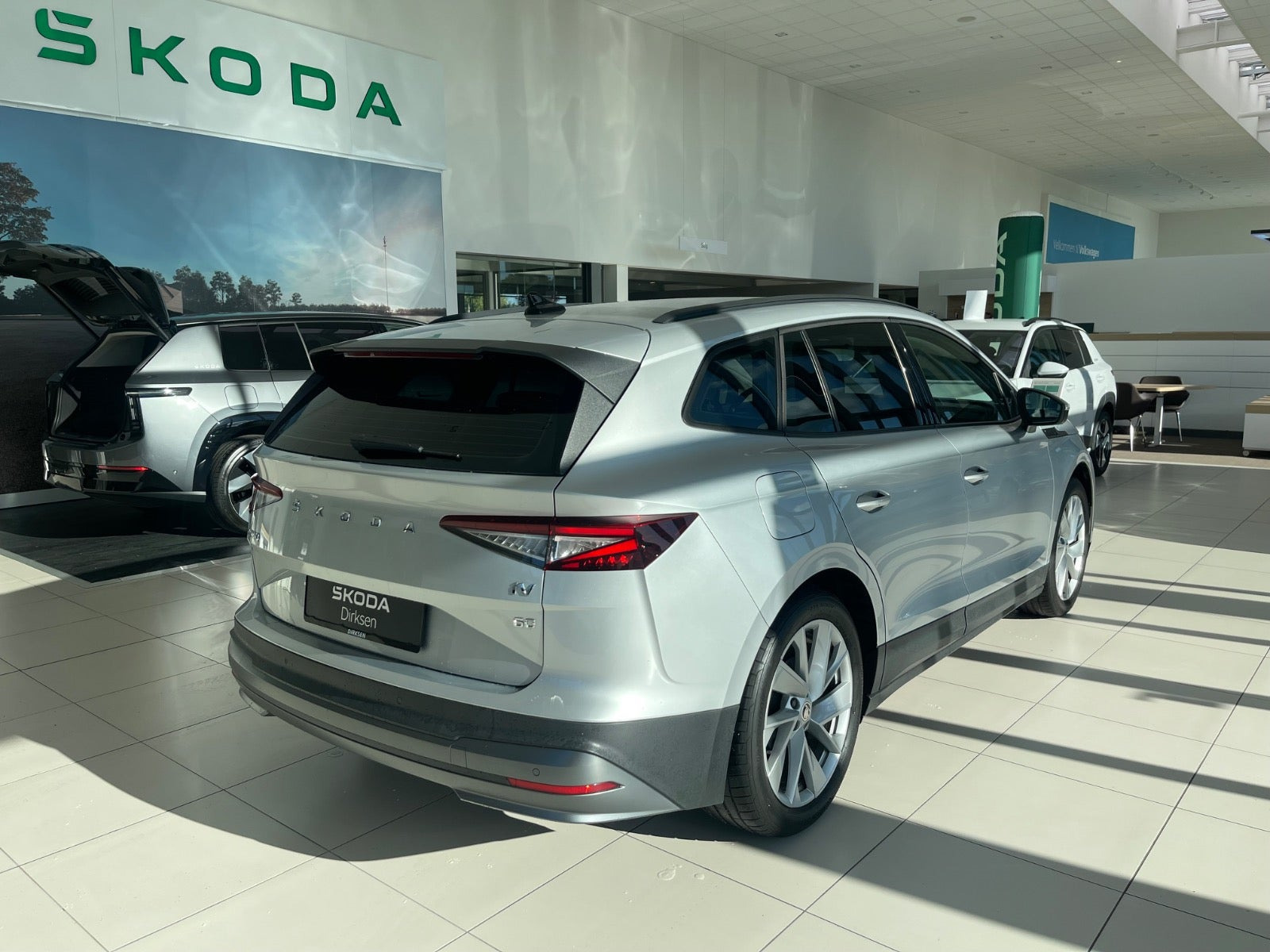 Sølv Skoda Enyaq fra 2021