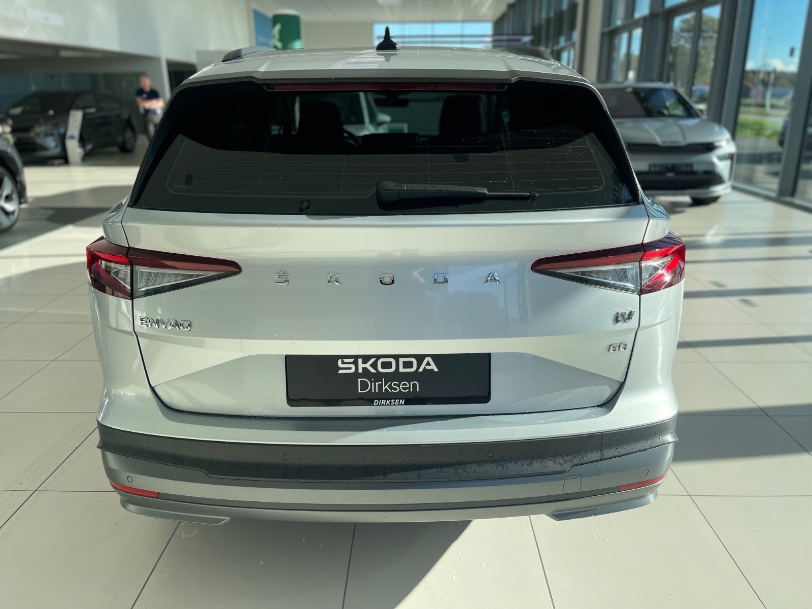 Sølv Skoda Enyaq fra 2021