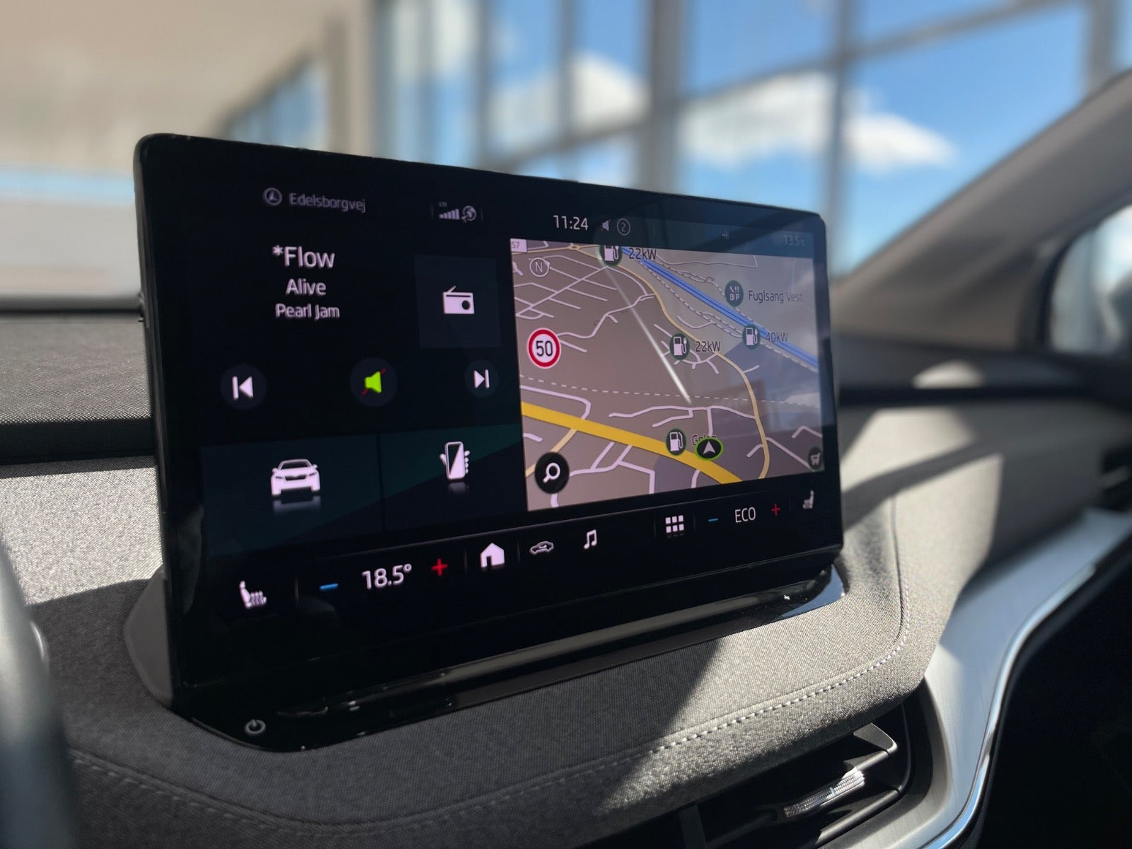 Sølv Skoda Enyaq fra 2021