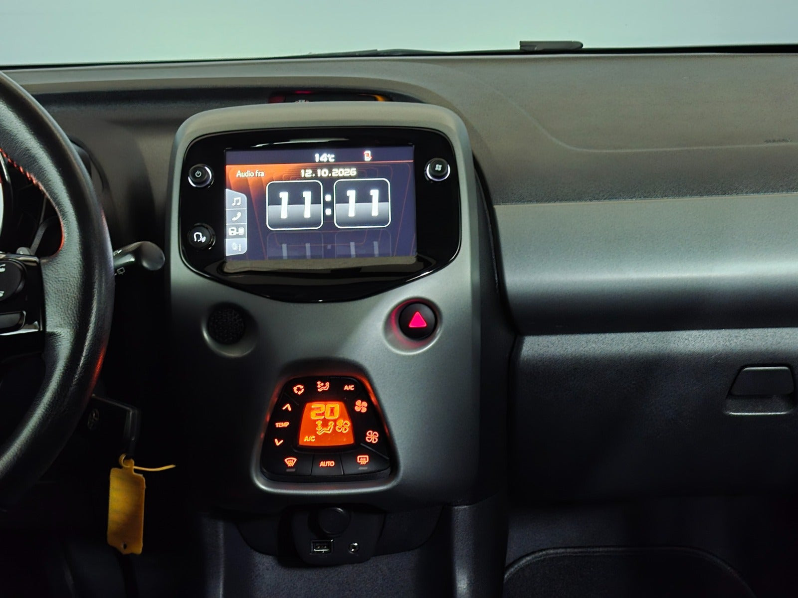 Hvid Toyota Aygo fra 2021