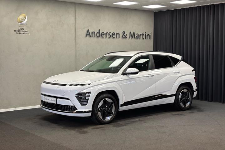 Hvid Hyundai Kona fra 2024