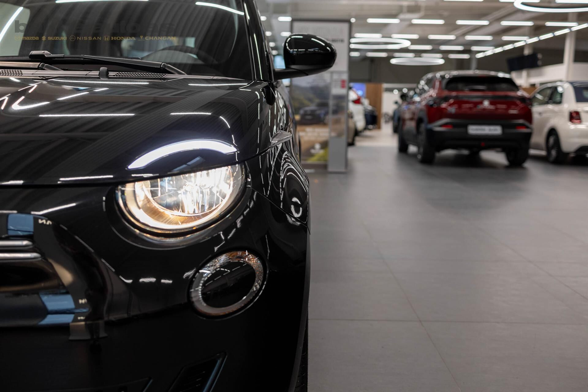 Sort Fiat 500e fra 2023