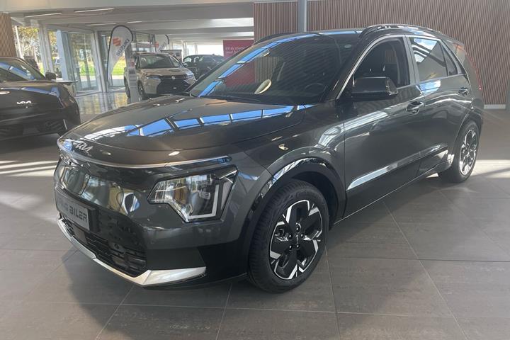 Grå Kia Niro EV fra 2023