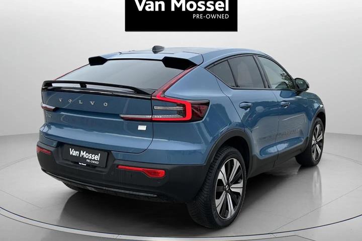 Blå Volvo C40 fra 2022