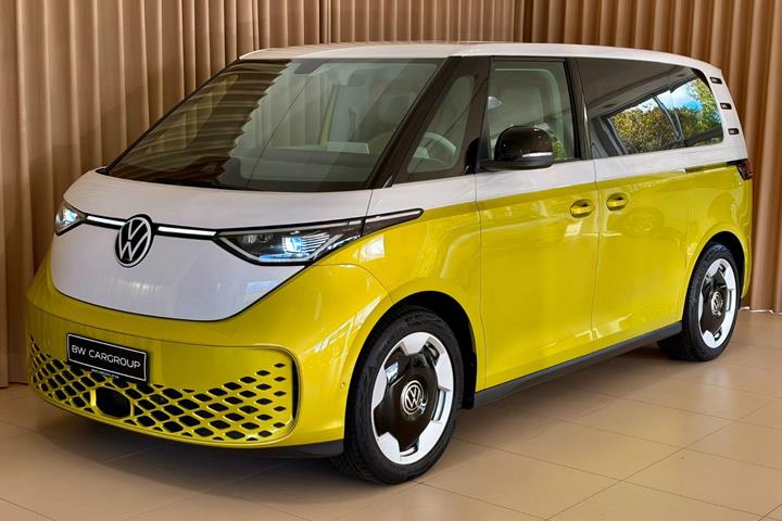 Gul VW ID.Buzz fra 2024