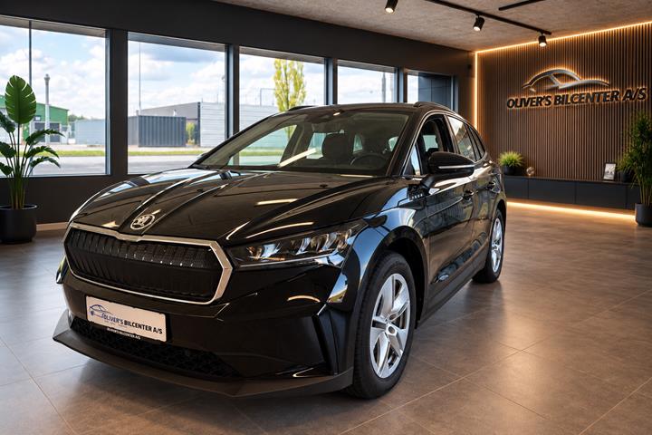 Sort Skoda Enyaq fra 2023
