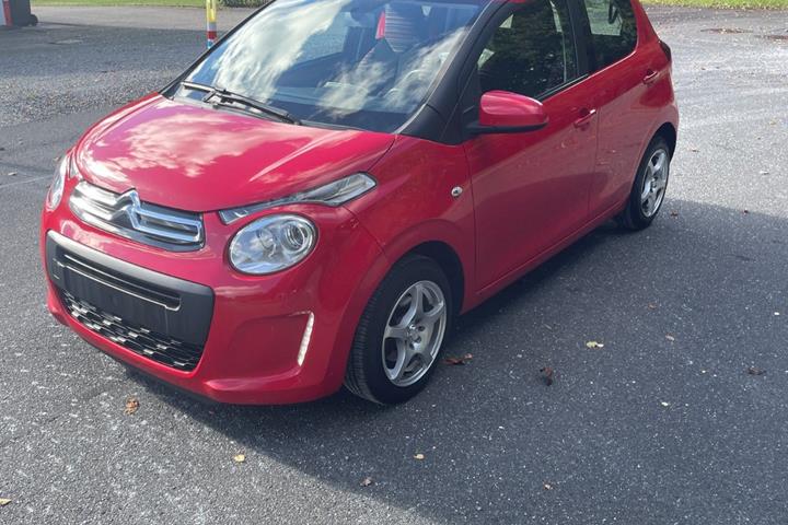 Rød Citroën C1 fra 2018