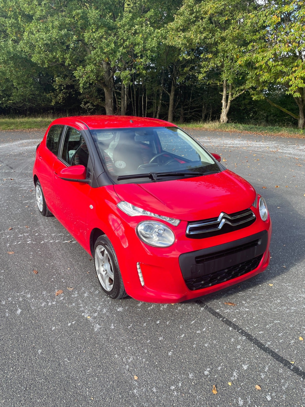 Rød Citroën C1 fra 2018