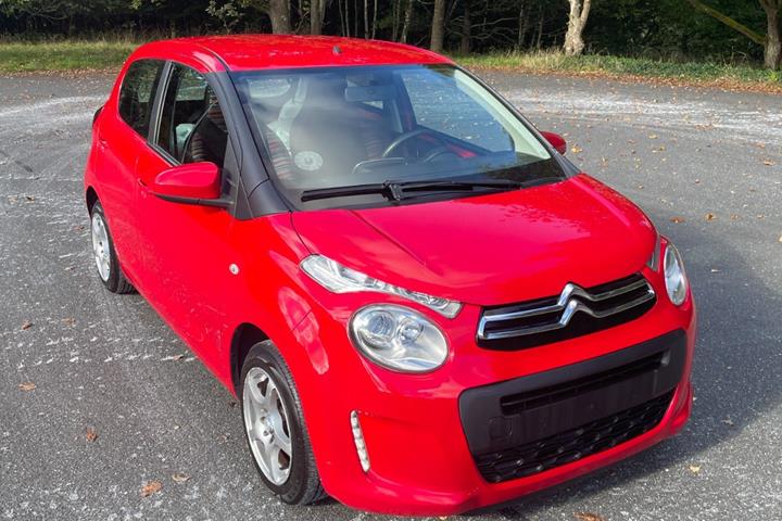 Rød Citroën C1 fra 2018
