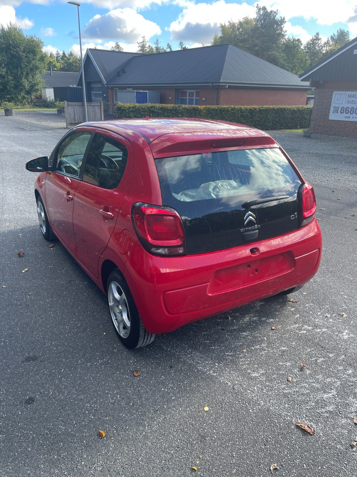 Rød Citroën C1 fra 2018