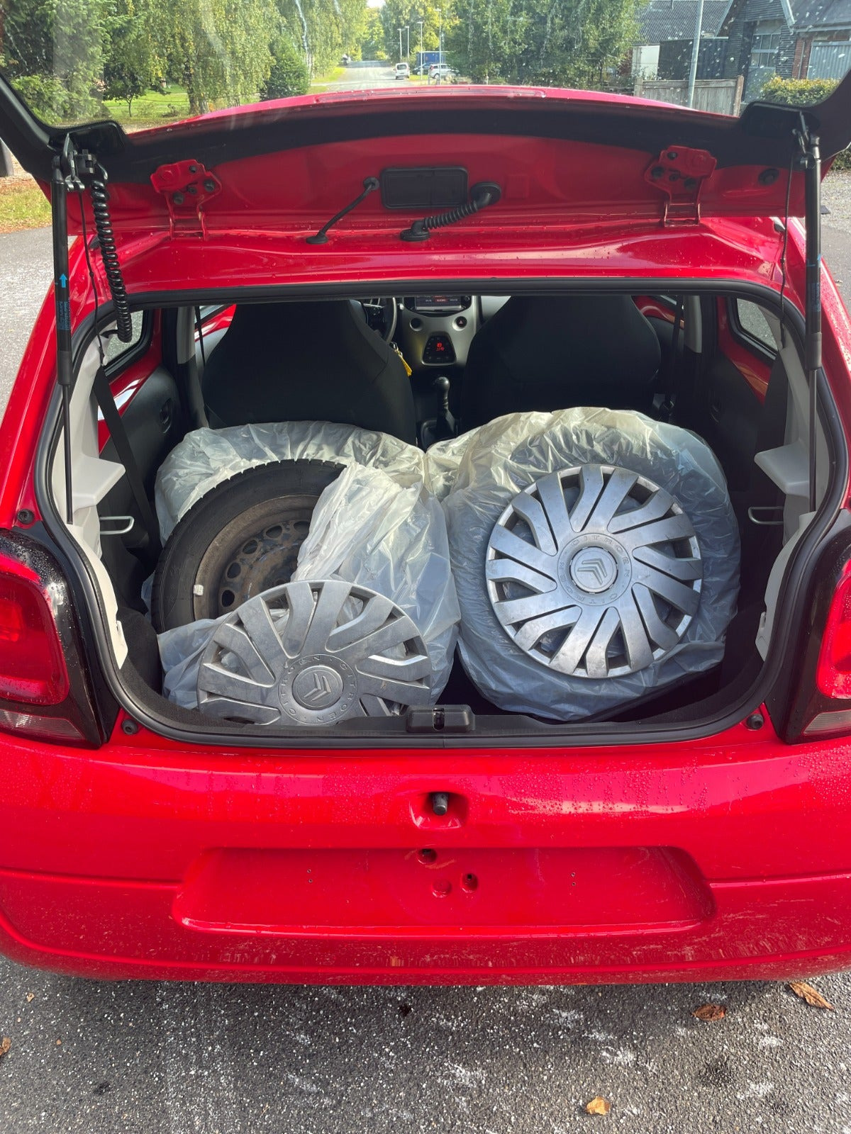 Rød Citroën C1 fra 2018