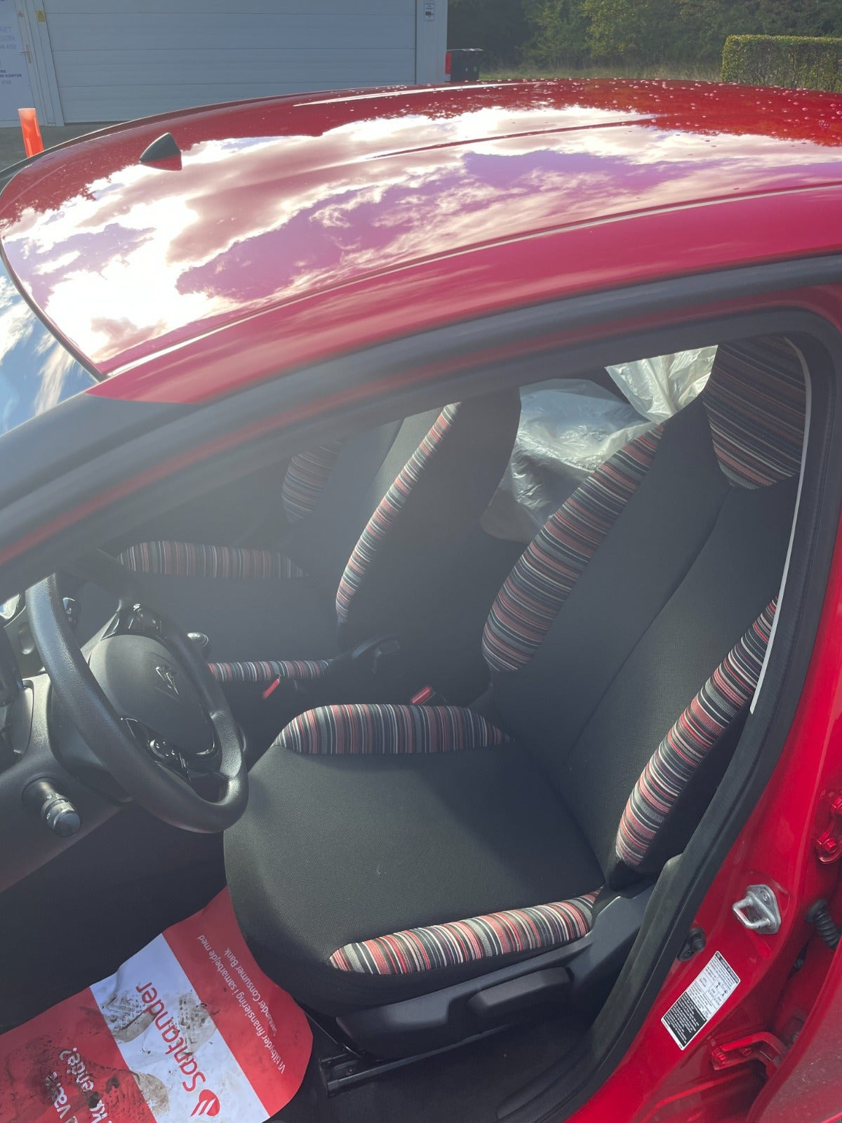 Rød Citroën C1 fra 2018