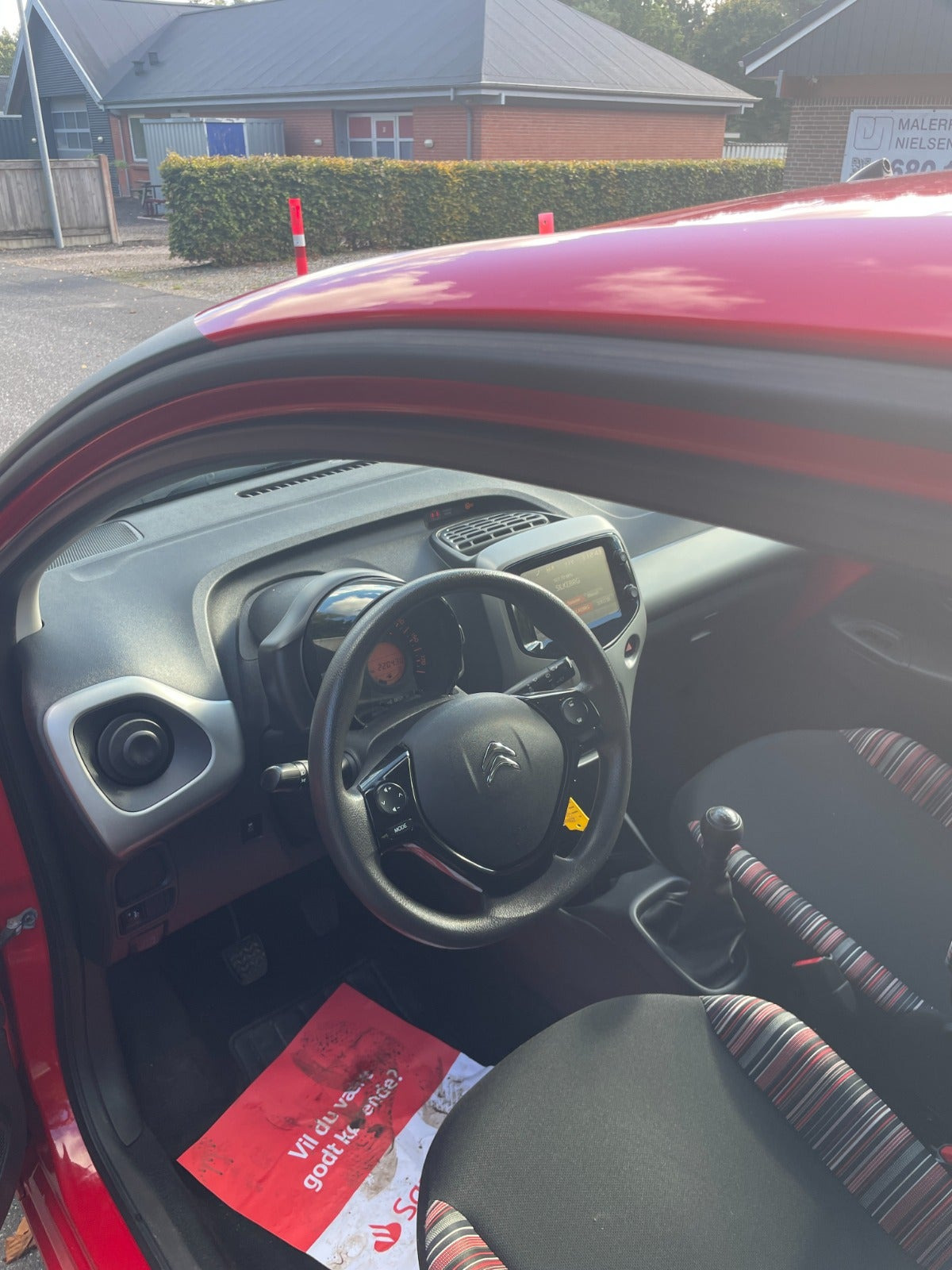 Rød Citroën C1 fra 2018