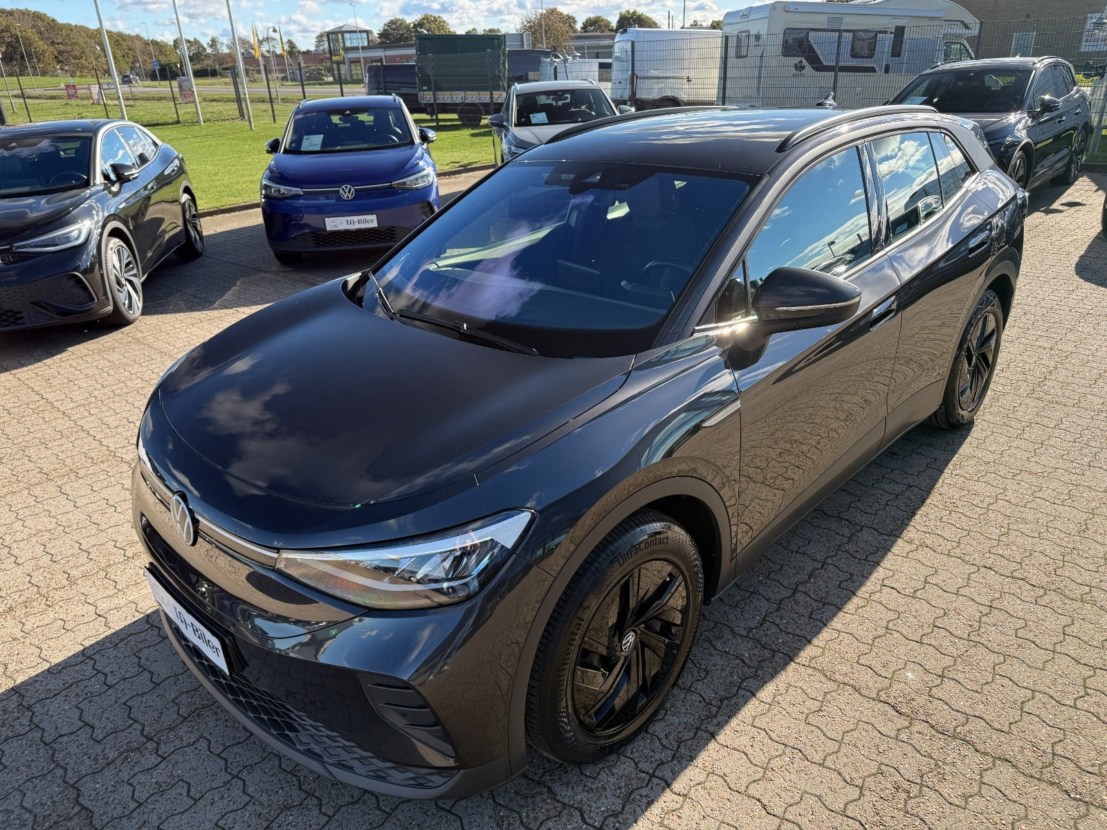 Grå VW ID.4 fra 2021