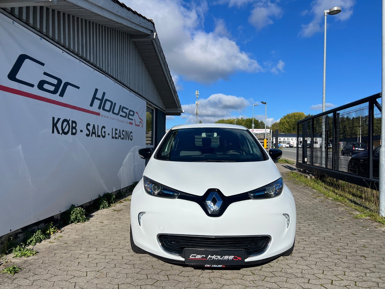 Hvid Renault Zoe fra 2016