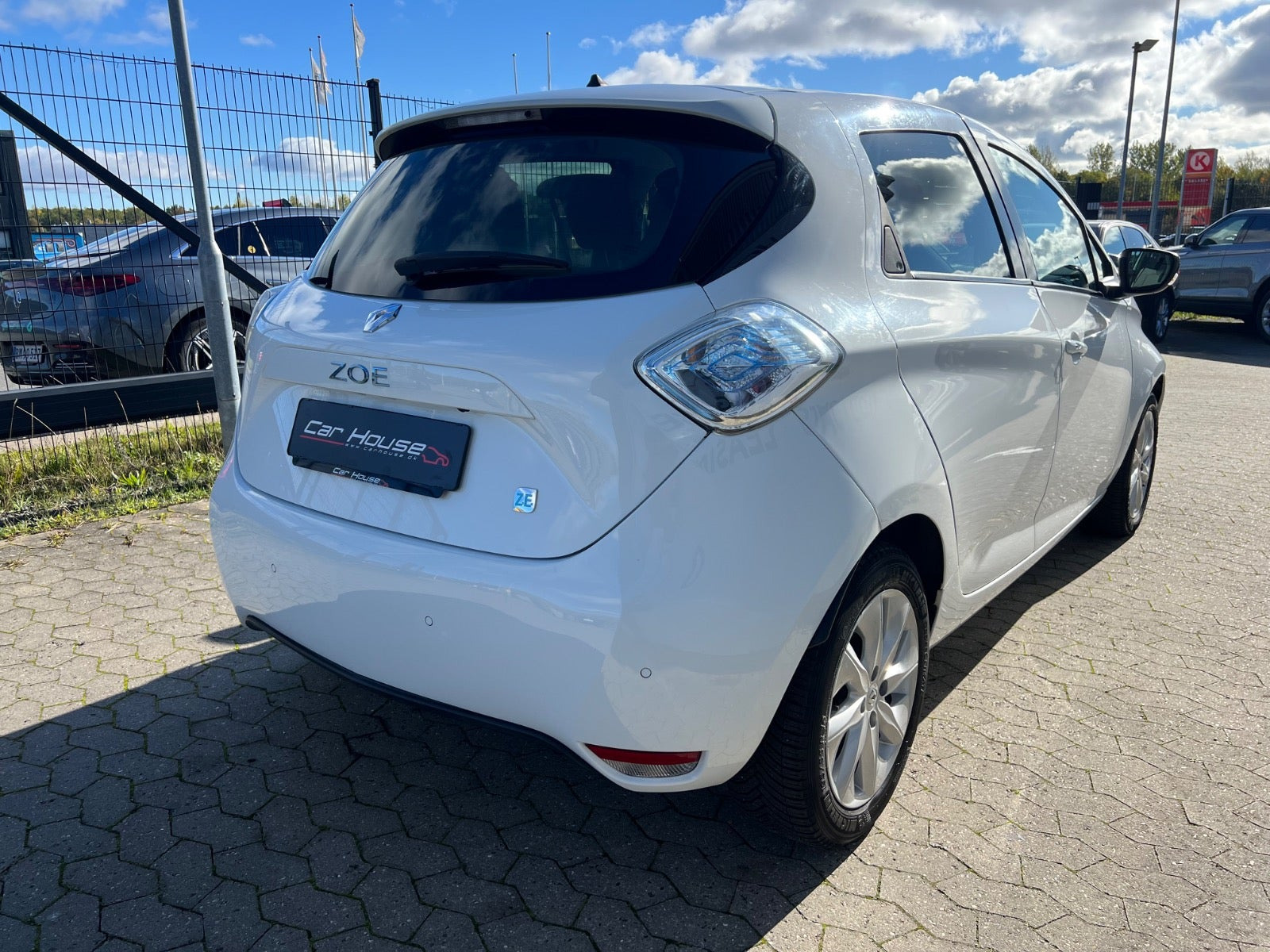 Hvid Renault Zoe fra 2016