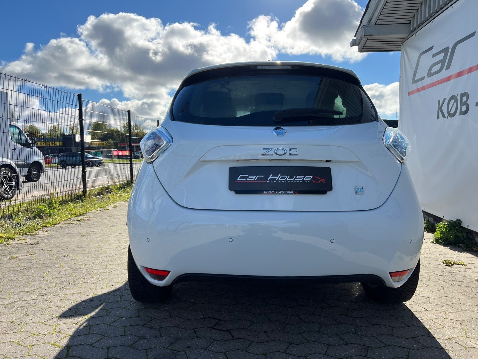 Hvid Renault Zoe fra 2016