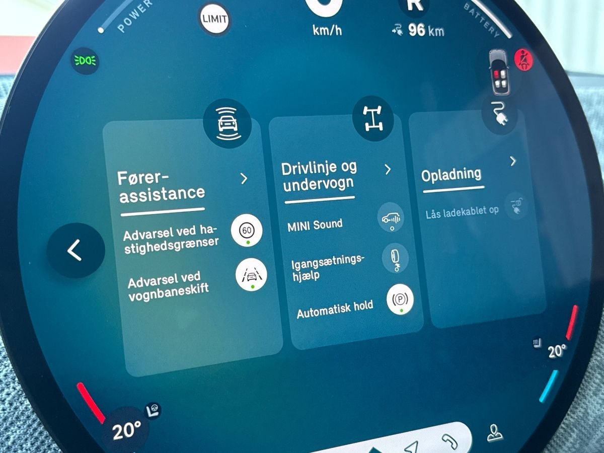 Grøn Mini Cooper E fra 2024