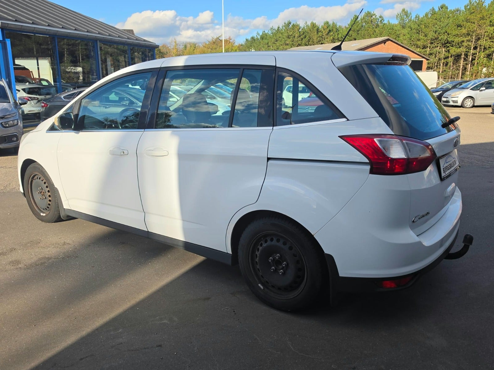 Hvid Ford Grand C-Max fra 2011
