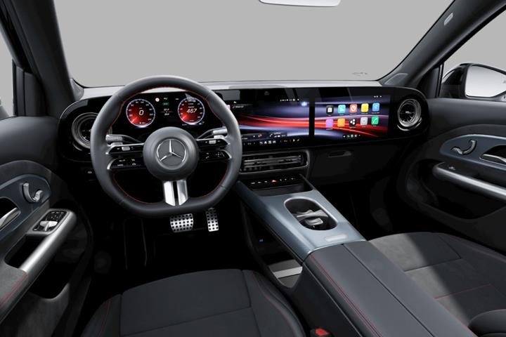 Sort Mercedes GLB250+ fra 2026