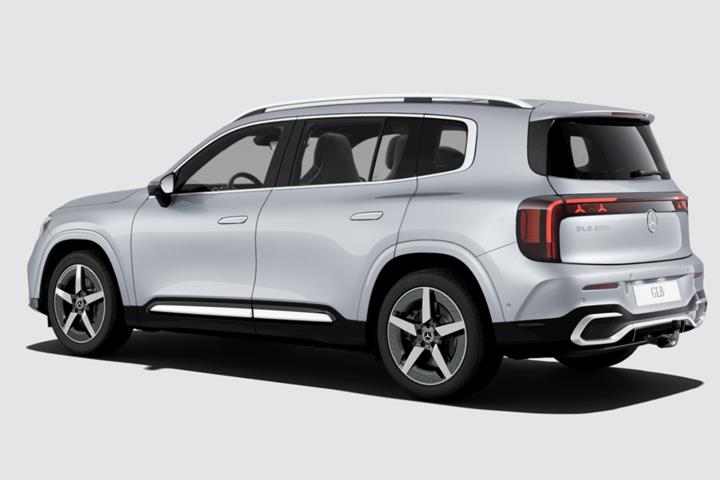 Sølv Mercedes GLB250+ fra 2026