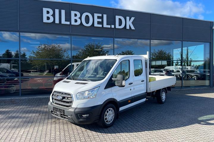 Hvid Ford Transit 350 L3 Chassis fra 2021