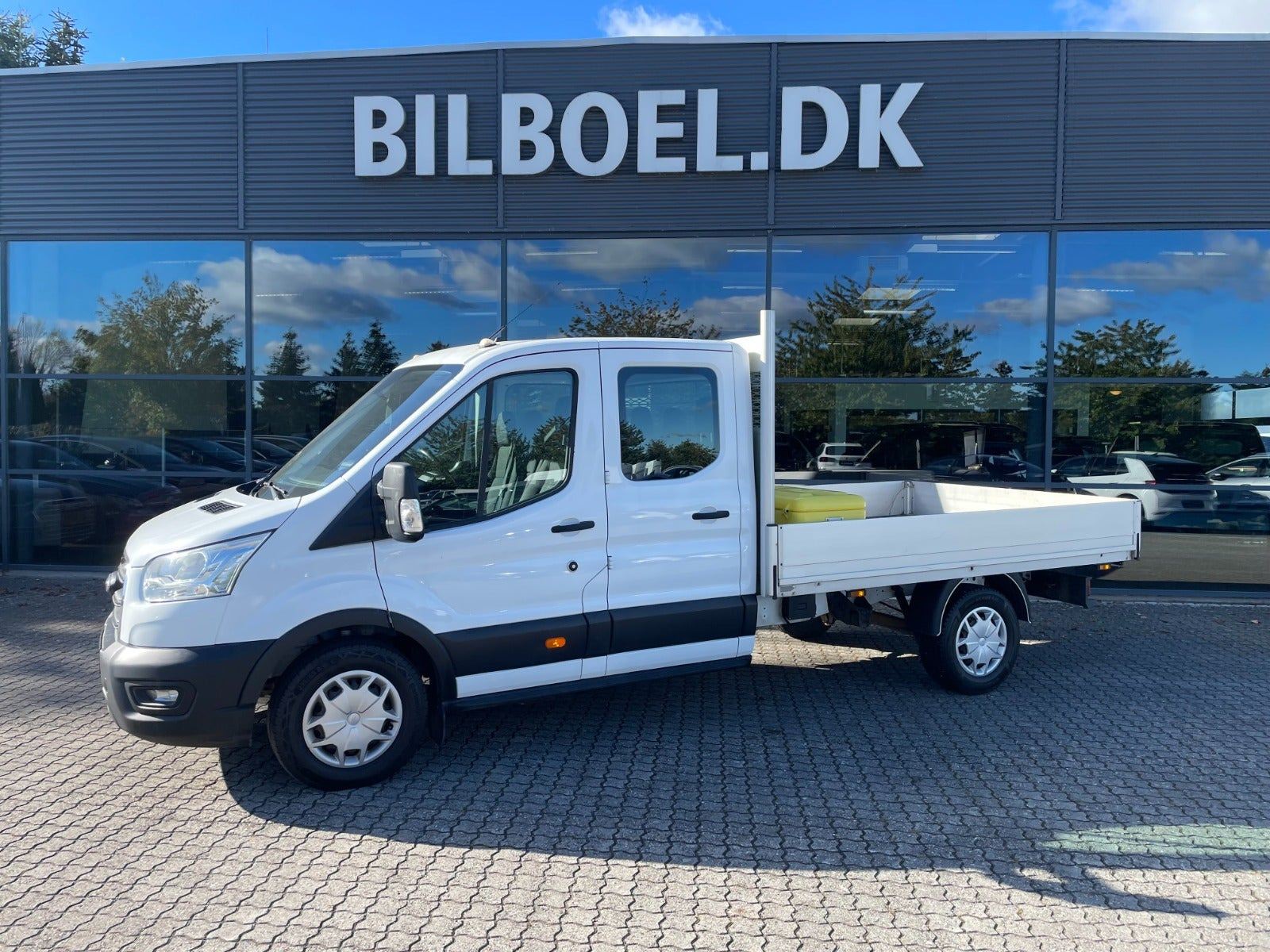 Hvid Ford Transit 350 L3 Chassis fra 2021