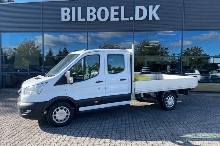 Hvid Ford Transit 350 L3 Chassis fra 2021
