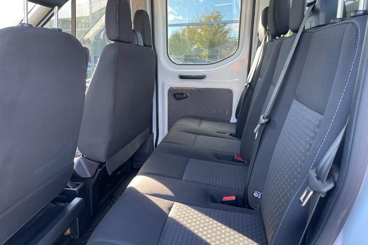 Hvid Ford Transit 350 L3 Chassis fra 2021