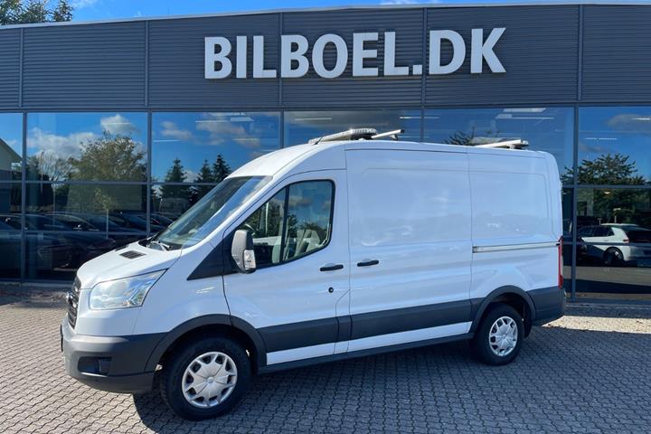 Hvid Ford Transit 350 L2 Van fra 2017